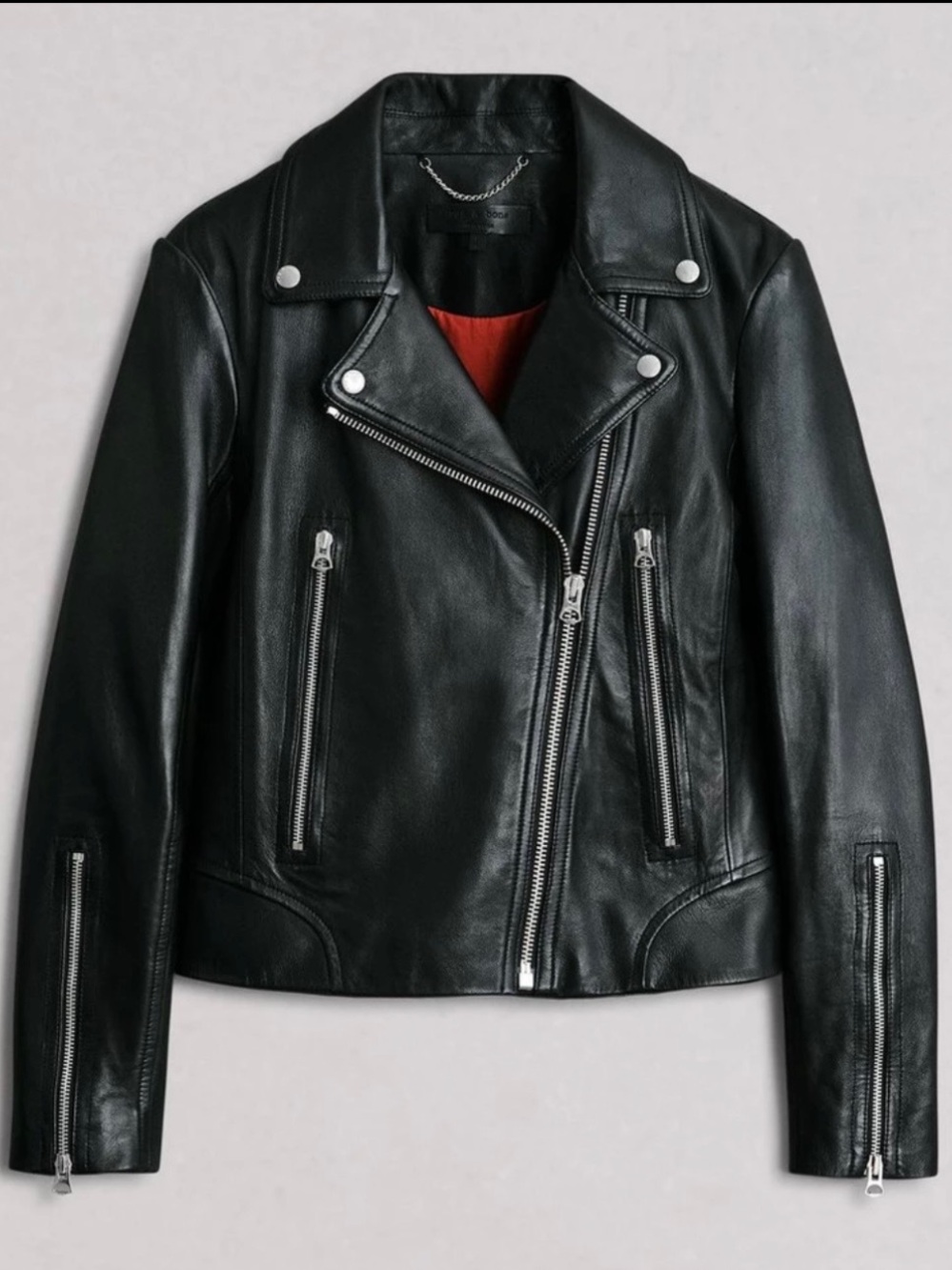 Rag & Bone Mack Moto Leather Jacket